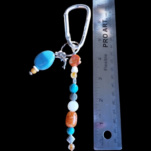 Jumping Dolphin Hand Crafted Keychain - Picture 7 of 7